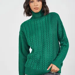 Styli Women Cable Knit Pullover Sweaters-picture-14