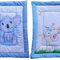 tiny tycoon New Born Baby Bed Mattress |Godari | Sleeping |Cradle Bed | Crib Sheet set of 2-picture-16