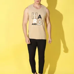 WOOSTRO Men Pack Of 2 Typography Printed Slim Fit T-shirt image 2