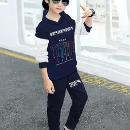 FastColors Boys Navy Blue Clothing Set image 3