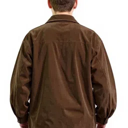 Mast & Harbour Men Striped Shirt Collar Long Sleeves Front-Open Sweatshirt image 4