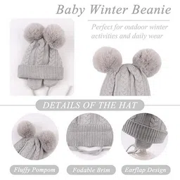 Infispace Unisex Kids Woollen Beanie image 2