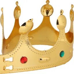 quickoo King Crown for Boys & Men - Golden image 2