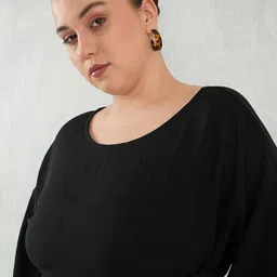 FEMMELLA Flared Sleeve A-Line Midi Dress image 5