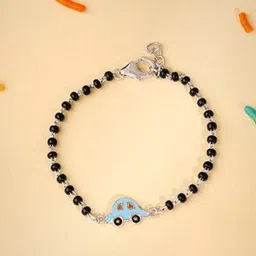 GIVA Girls 925 Silver Rhodium-Plated Artificial Beaded Car Charm Bracelet-picture-13