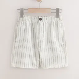 NEXT Kids Boys Striped Mid-Rise Regular Shorts-picture-45