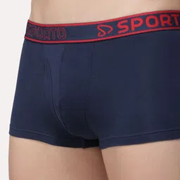 Sporto by Macho Pack Of 2 Super Combed Cotton Breathability Trunk image 3