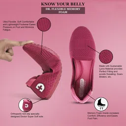 DOCTOR HEALTH SUPER SOFT Women Textured High-Top Slip-On Sneakers image 5