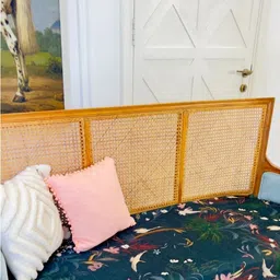 THROWPILLOW Blue & White Printed Polyester 1 Piece Sofa Cover image 5