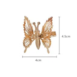 DN Creation Women Set of 4 Embellished Alligator Hair Clip image 3