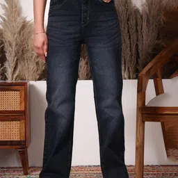 R.Code by The Roadster Life Co. Women Jean Straight Fit High-Rise Light Fade Jeans-picture-32