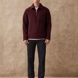 NEXT Half-Zipper Fleece Pullover image 2