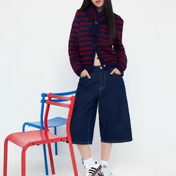 Trendyol Women Striped Round Neck Cardigan-picture-24
