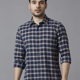 SNX Men Tailored Fit Checked Casual Shirt-picture-15