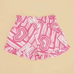 Pantaloons Junior Girls Abstract Printed Shorts image 3