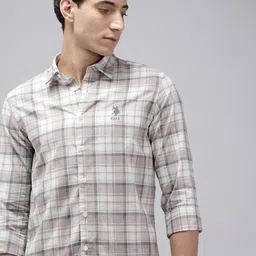 U.S. Polo Assn. Denim Co. Checked Pure Cotton Casual Shirt-picture-42