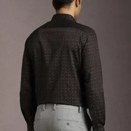 Louis Philippe Geometric Printed Pure Cotton Formal Shirt image 2