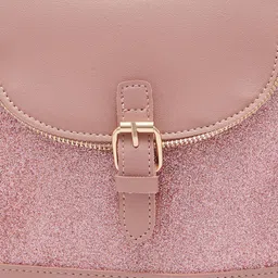 glo by globus Globus Women Taupe Textured Backpack Backpack image 2