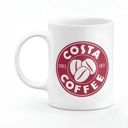 Mr UVD Maroon &White Graphic Printed Ceramic Matte Mug 350 ml image 5