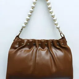 DAISY STAR Women Leather Bucket Sling Bag with Tasselled image 1