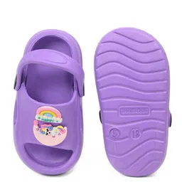 Yellow Bee Girls Unicorn With Rainbow Cloud Charms Clogs image 3