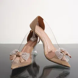 Froh Feet Women Party Kitten Sandals with Bows-image-12