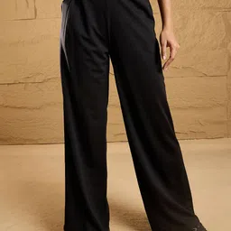 SASSAFRAS Women Comfort High-Rise Trousers-picture-41