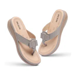 PICSON Women Open Toe Flats with Bows image 5