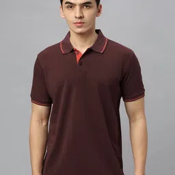 Wear Your Opinion Men Solid Polo Collar Cotton T-shirt-picture-33