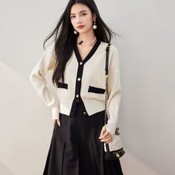 JC Collection Women Striped Cardigan-picture-8