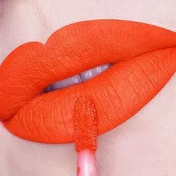 CIVAKI Long lasting Matte Liquid Lipstick- 6 ml- Orange image 2