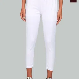 PAAVKI Pack Of 2 Pure Cotton Mid-Rise Slim-Fit 2-Way Stretchable Ankle-Length Leggings-image-23