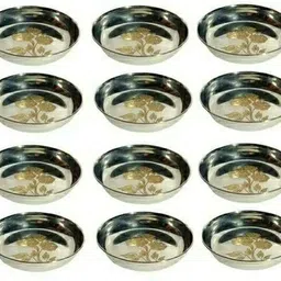 smde Stainless steel halwa plate 12 Half Plate-picture-34