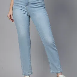 Style Quotient Women Cigarette Straight Fit High-Rise Stretchable Jeans-image-59