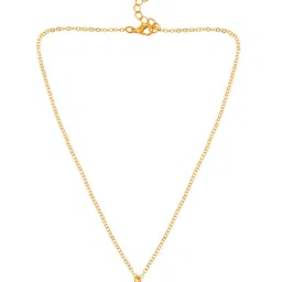 Melbees by Yellow Chimes Unisex Set Of 4 Gold-Plated Necklace image 3