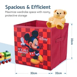 Kuber Industries Maroon Disney Mickey Multi-Utility Organisers image 4