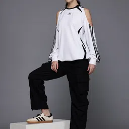 ADIDAS Originals Women Brand Logo Printed T-shirt-picture-26