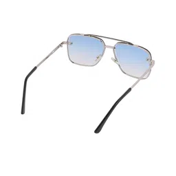 Eyedens Unisex UV Protected Square Sunglasses Dita_Silver_Blue_Sq-09 image 4
