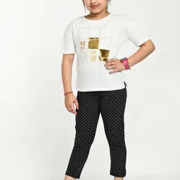 BAESD Girls Checked Cotton High-Rise Slim Fit Capris-picture-23