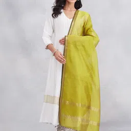 Fabindia Cotton Silk Dupatta image 5