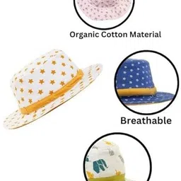 nino bambino nino bambino 100% Organic Cotton Bucket Hat/Sun Hat For Baby Unisex Kids (4-6Y) image 4