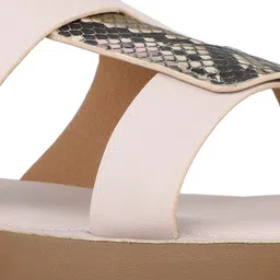 Inc 5 Women Textured Party Open Toe Flats image 4