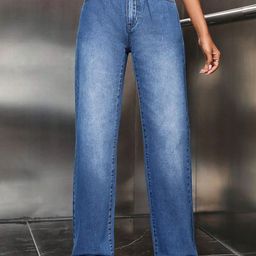 Kotty Women Straight Fit High-Rise Stretchable Jeans-picture-30