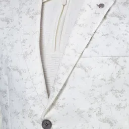 Crimsoune Club Printed Slim Fit Single-Breasted Notched Lapel Blazers image 4