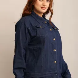 Tripursundari Fashion Women Lightweight Denim Jacket-image-56