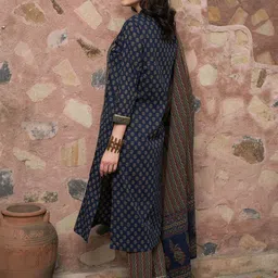 Sangria Printed Pure Cotton Kurta Set image 5