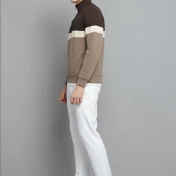 Octave Men Colourblocked Sweatshirt image 4