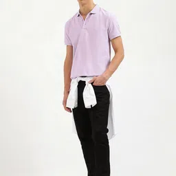 United Colors of Benetton Men Polo Collar Pure Cotton Pockets T-shirt image 5