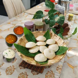 the bath stories Multipurpose Bamboo Basket for Fruit|Vegetable|Chapati 11 inches (Set of 2 Pc.) Bamboo Fruit & Vegetable Basket image 5