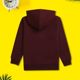 NUSYL Boys Printed Hooded Sweatshirt image 2